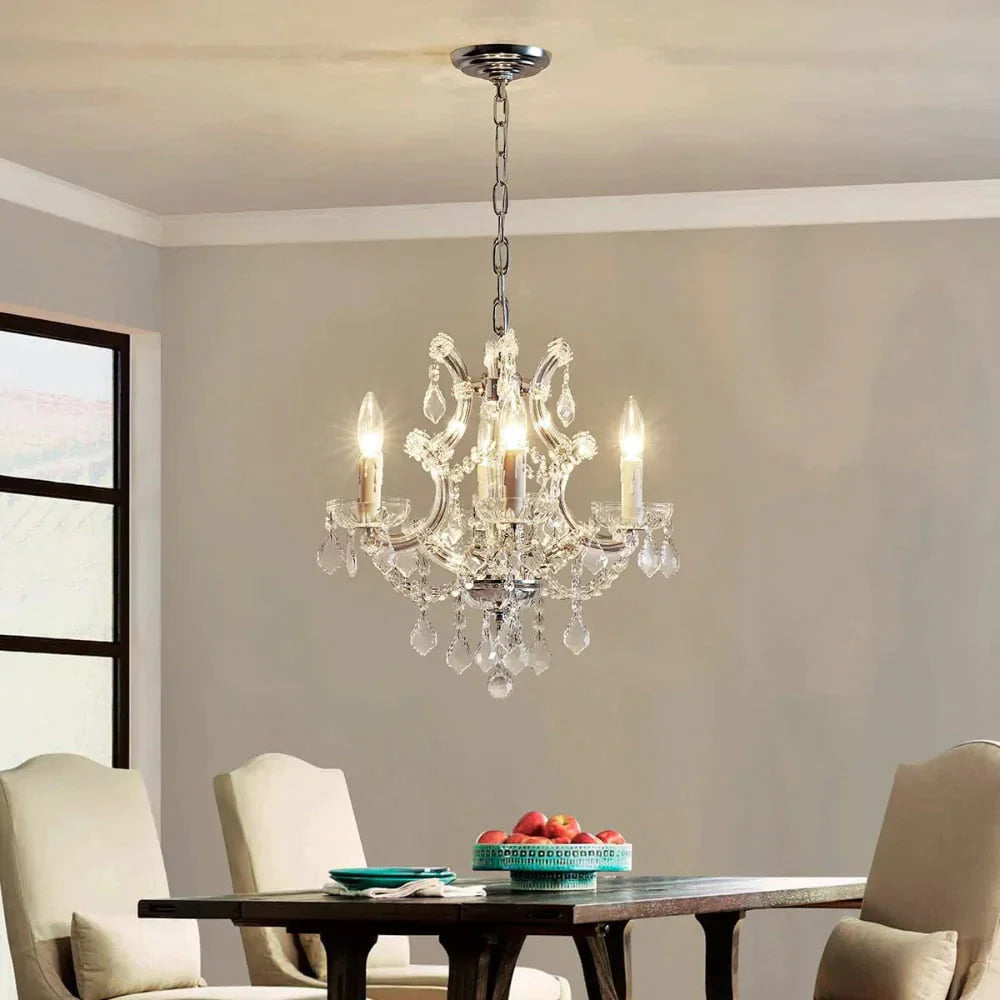 Jasen V - Europe Crystal Chandelier For Loft Living Room Bedroom Kitchen Home Decoration Chandelier