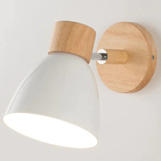 Joan | Wooden Reading Wall Lamp White