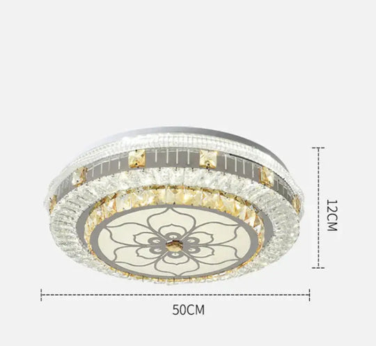 Led Ceiling Lamp Main Light In The Bedroom Simple Atmosphere Household Dining Room Lamps Gold / B