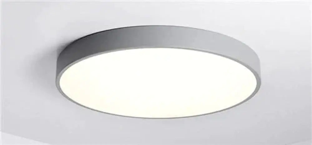 Led Ceiling Light Modern Lamp Living Room Lighting Fixture Surface Mount Remote Control Gray /