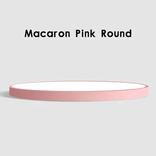 Led Ceiling Light Modern Panel Lamp Lighting Fixture Surface Mount Flush Remote Control Macaron