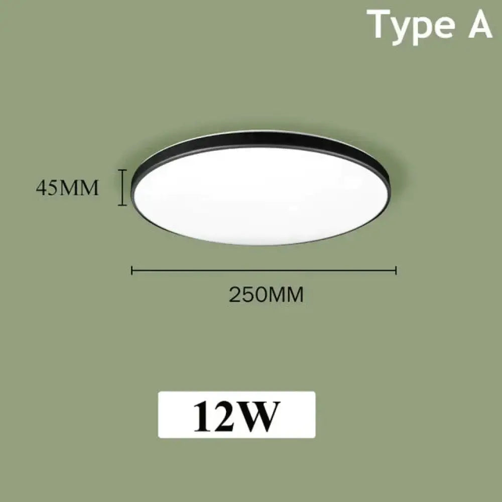 Led Ceiling Lights Modern Leds Lamp Light Fixtures Round Panel Lamps 12W 24W For Living Room