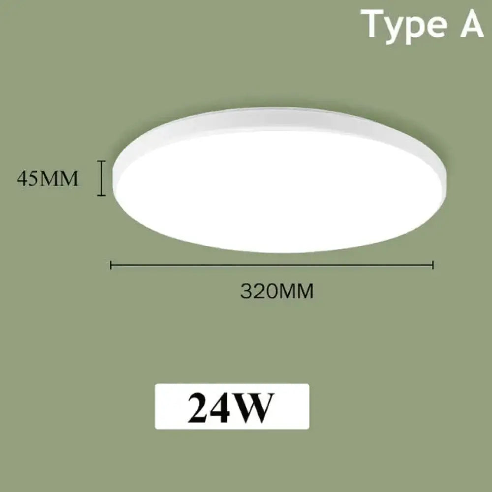 Led Ceiling Lights Modern Leds Lamp Light Fixtures Round Panel Lamps 12W 24W For Living Room