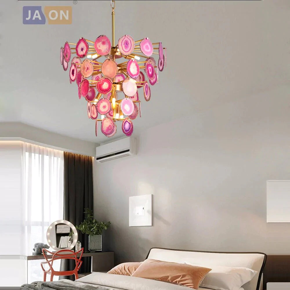 Led G9 Postmodern Iron Agate Designer Led Lamp Light.pendant Lights.pendant Lamp.pendant Light For