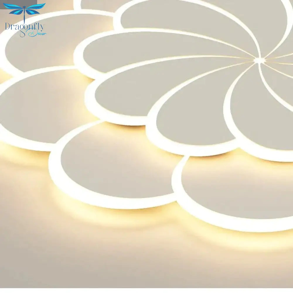 Led Living Room Lamp Simple Atmosphere Main Creative Personality Flower Hall Ceiling