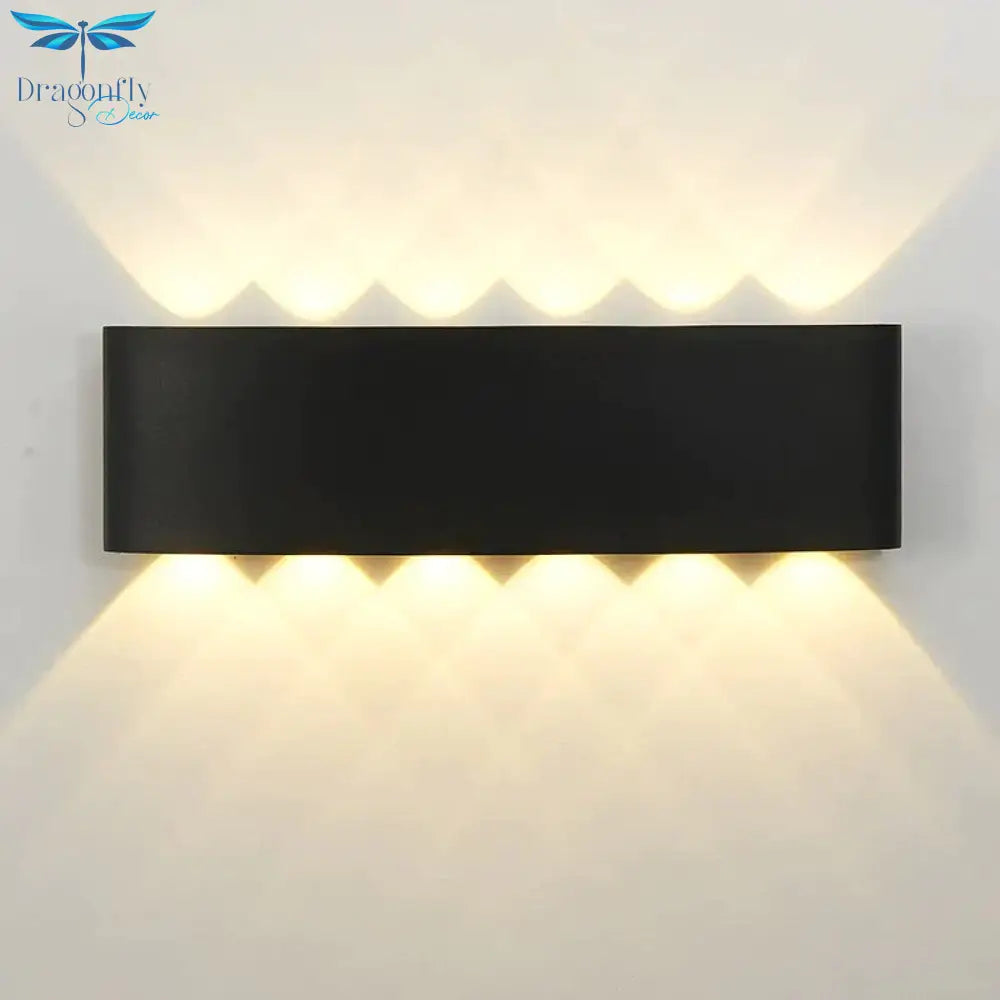 Led Outdoor Wandlamp Waterdichte Ip65 Up Down Aluminium Voor Tuin Veranda Blaker Verlichting 110V