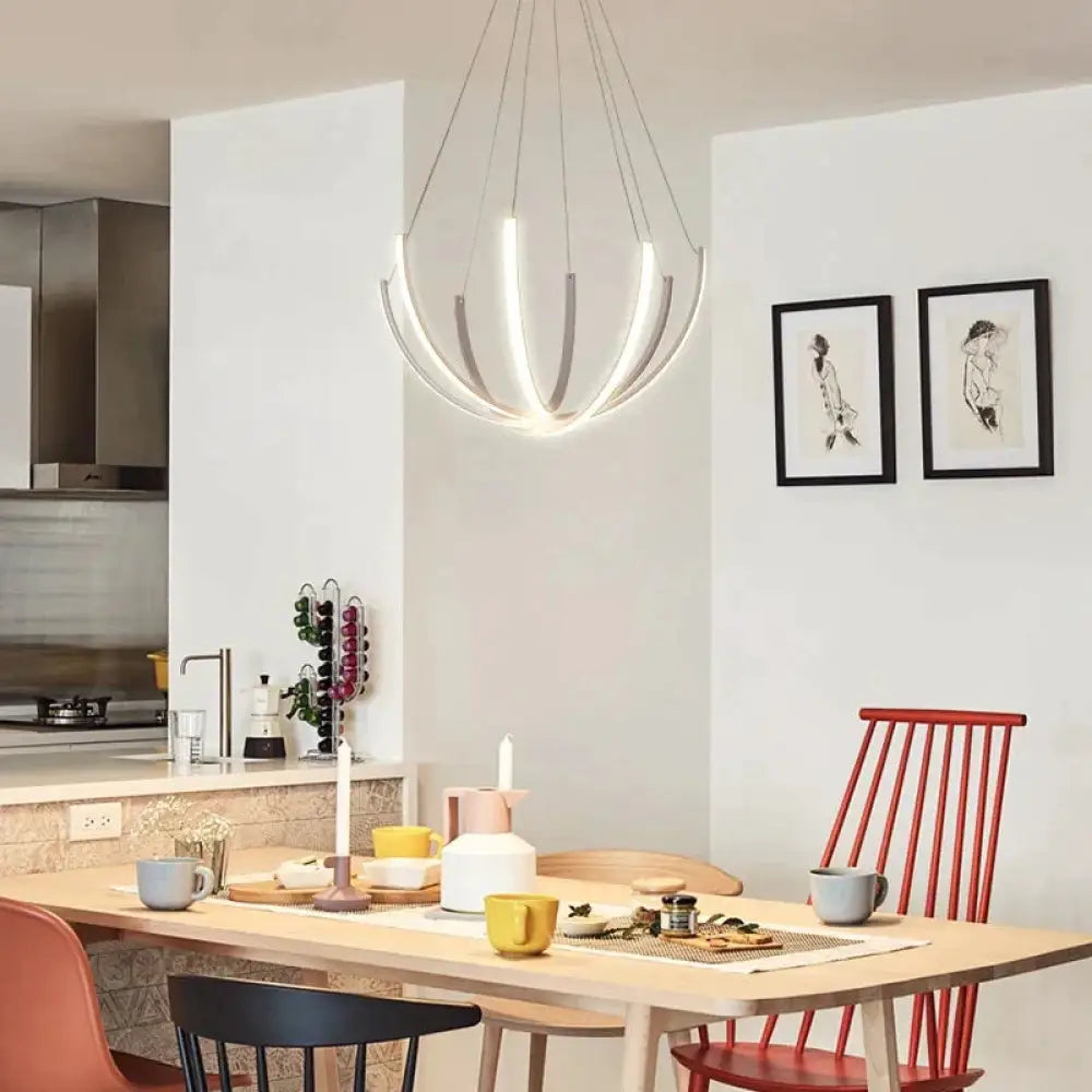 Led Pendant Light For Living Room Dining Led Lustres Modern Lamp Home Hanging Mount Ceiling White