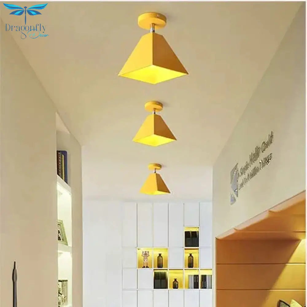 Led Pendant Lights Corridor Lamps Macaroon For Living Room Bedroom For Children Room Decoration E27