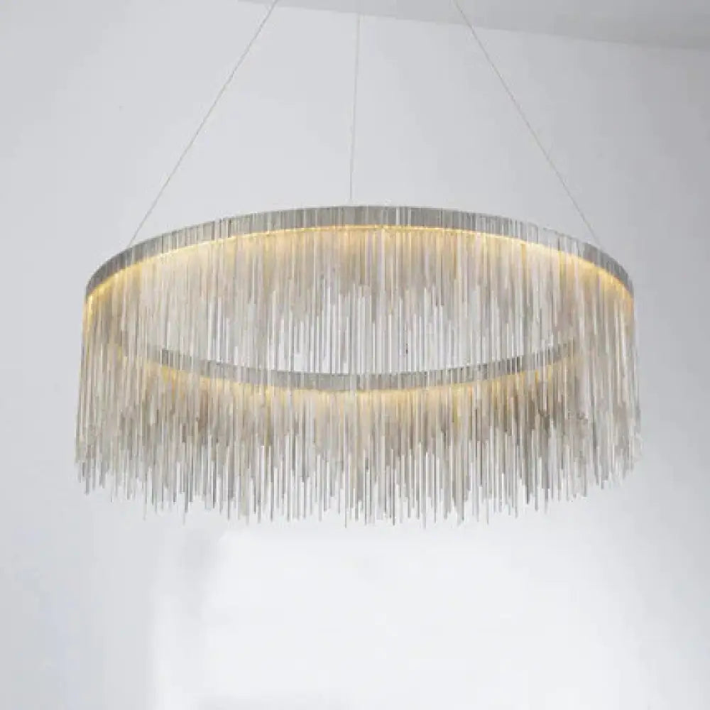 Led Pendant Lights For Living Room Dining Light Chrome Golden Body Lamp Hanging Ceiling Luminaire