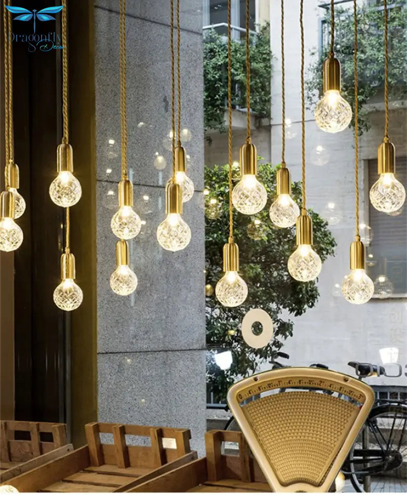 Led Pendant Lights Loft Style Hanging Restaurant Lighting Fixtures Indoor Decorative Luminaires