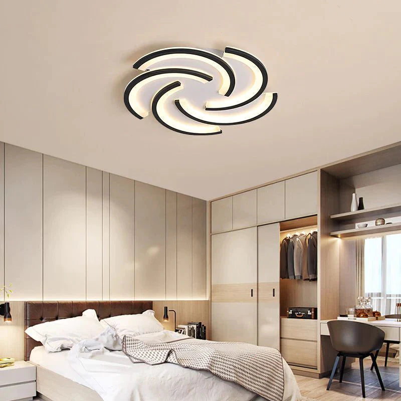 Led Simple Modern Personality Bedroom Ceiling Lamp