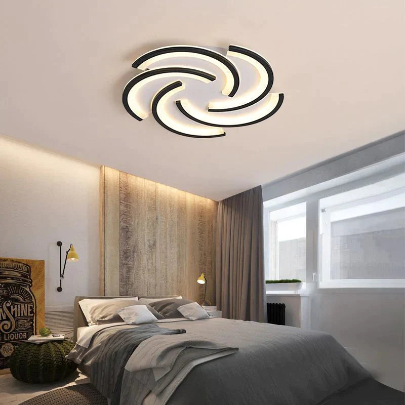 Led Simple Modern Personality Bedroom Ceiling Lamp