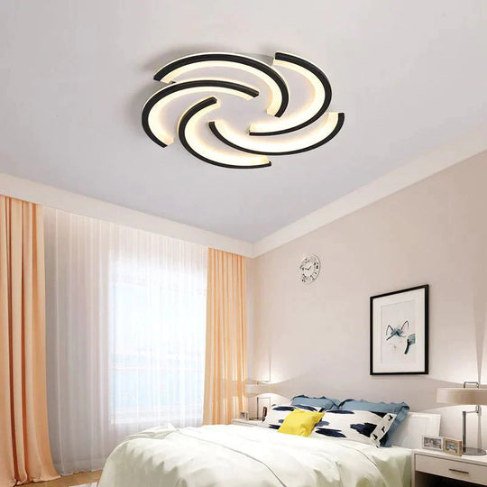 Led Simple Modern Personality Bedroom Ceiling Lamp