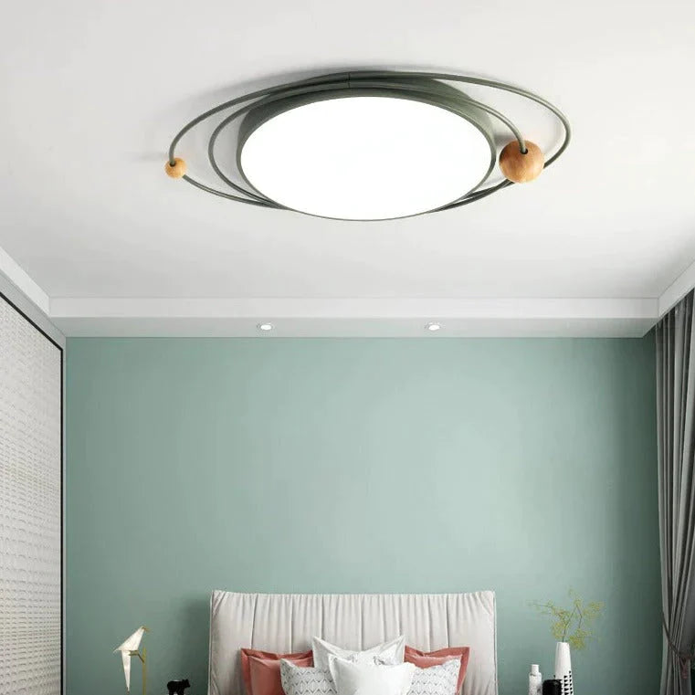 Light In The Bedroom Nordic Minimalist Modern Creative Planet Lights Multicolor Led Ceiling Lamps