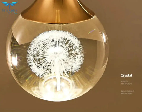 Light Luxury Duplex Villa Crystal Ball Long - Line Chandeliers Pendant