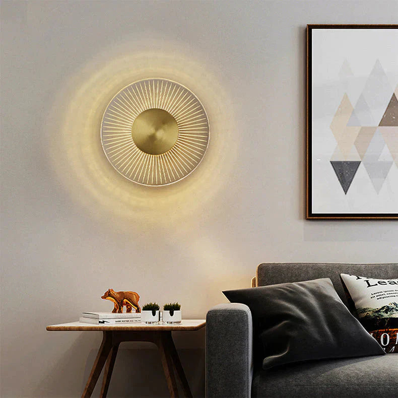 Light Luxury Modern Living Room Bedroom Copper Wall Lamp Lamps