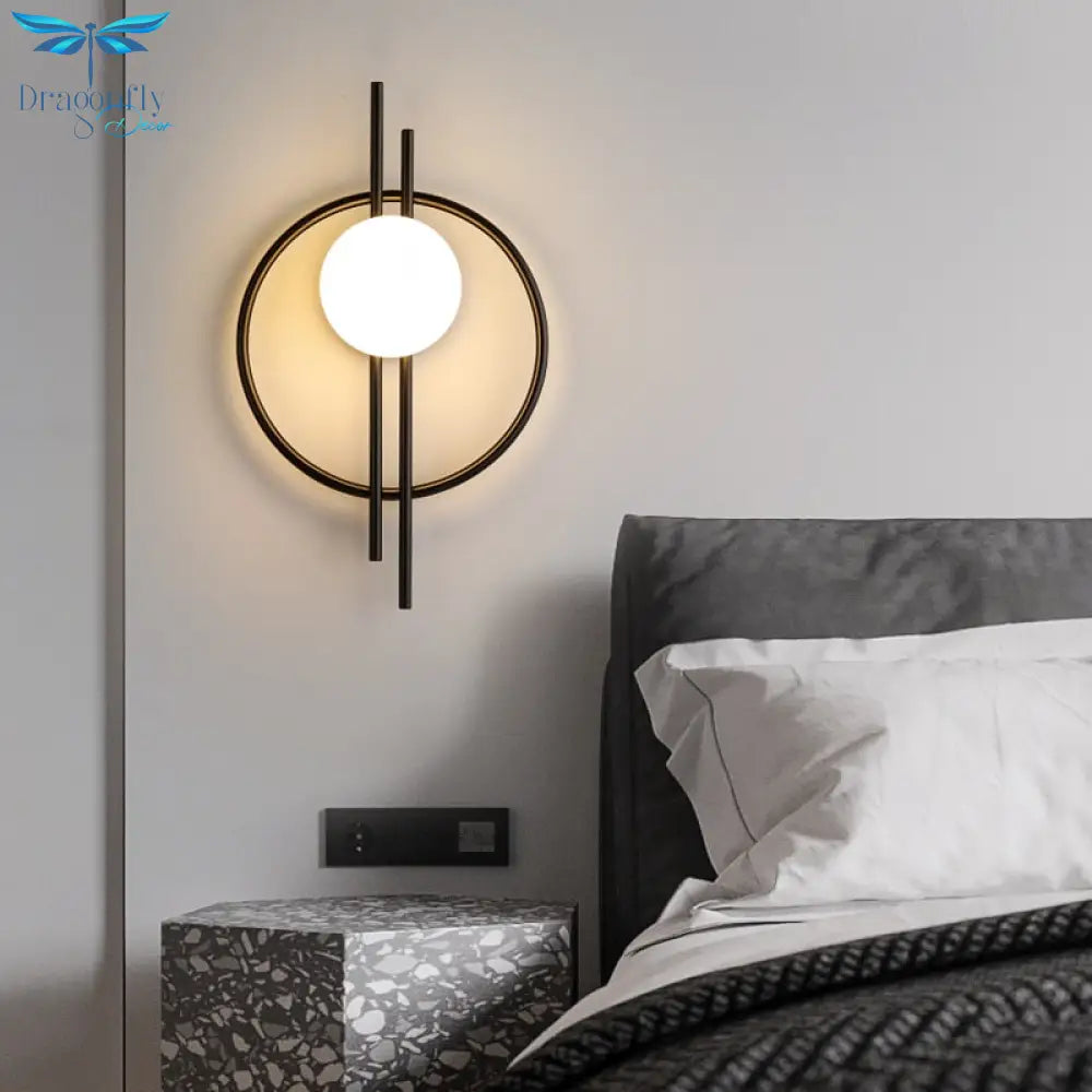 Light Luxury Modern Wall Lamp Ac90 - 260V Living Room Tv Background Aisle Nordic Master Bedroom