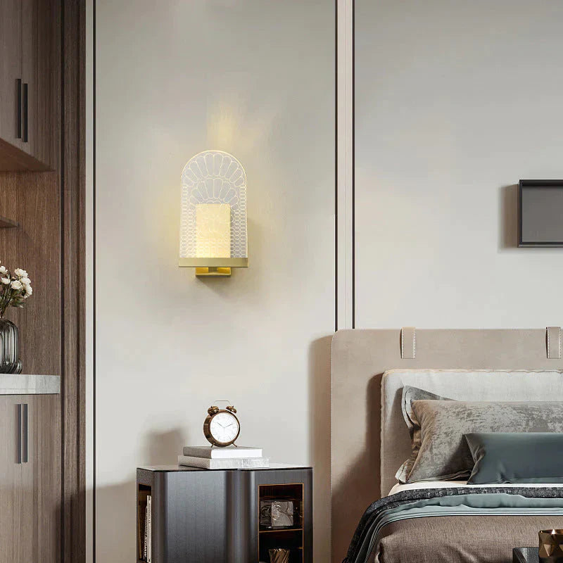 Light Luxury Post - Modern All - Copper Wall Lamp Copper Lamps