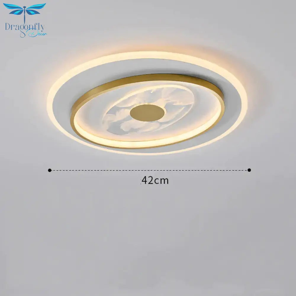 Living Room Ceiling Lamp Creative Feather Light Luxury Led Lamps