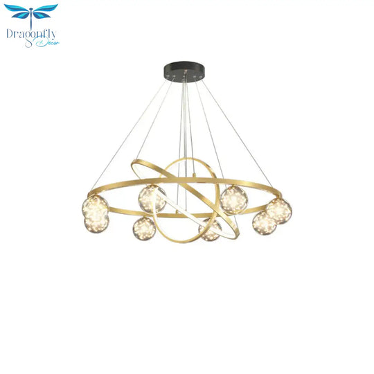 Living Room Chandelier Led Creative Romantic Starry Hall Dining Atmosphere Bedroom Bar Pendant