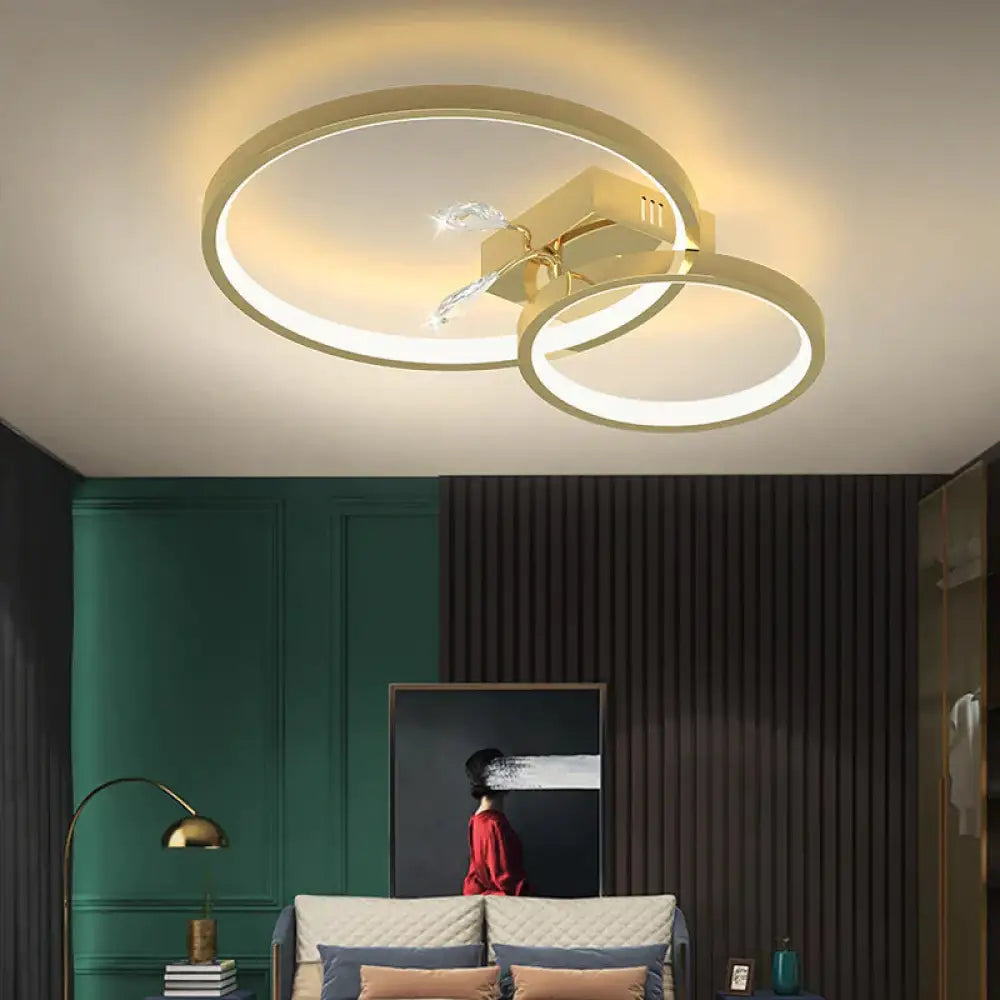 Living Room Lamp Nordic Light Luxury Atmospheric Led All - Copper Ceiling