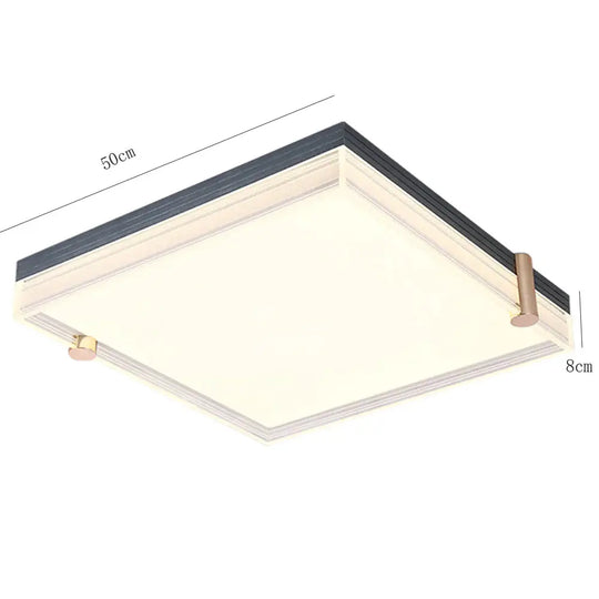 Living Room Led Ceiling Light Simple Square Master Bedroom Dining Office Study Balcony Lighting /