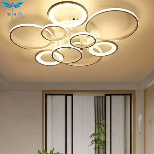 Living Room Led Pendant Lights Bedroom Simple Lamp Atmosphere Home Fashion Creative Personality