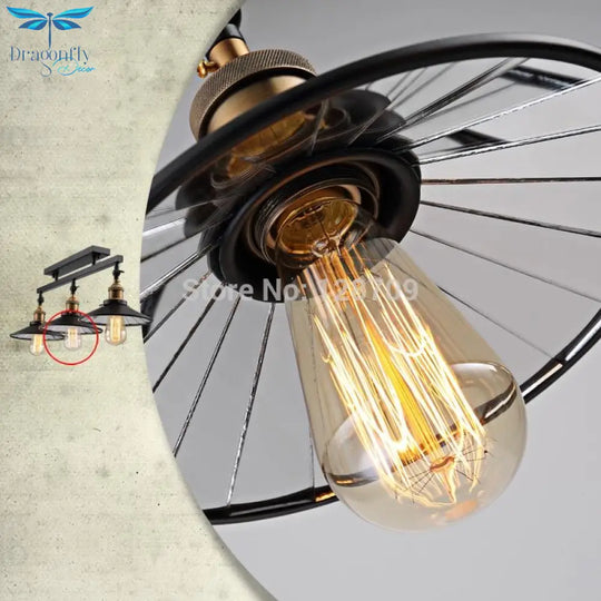 Loft Antique Pendant Lights Vintage Industrial Lamps Home Decoration Lighting With E27 Edison Bulb