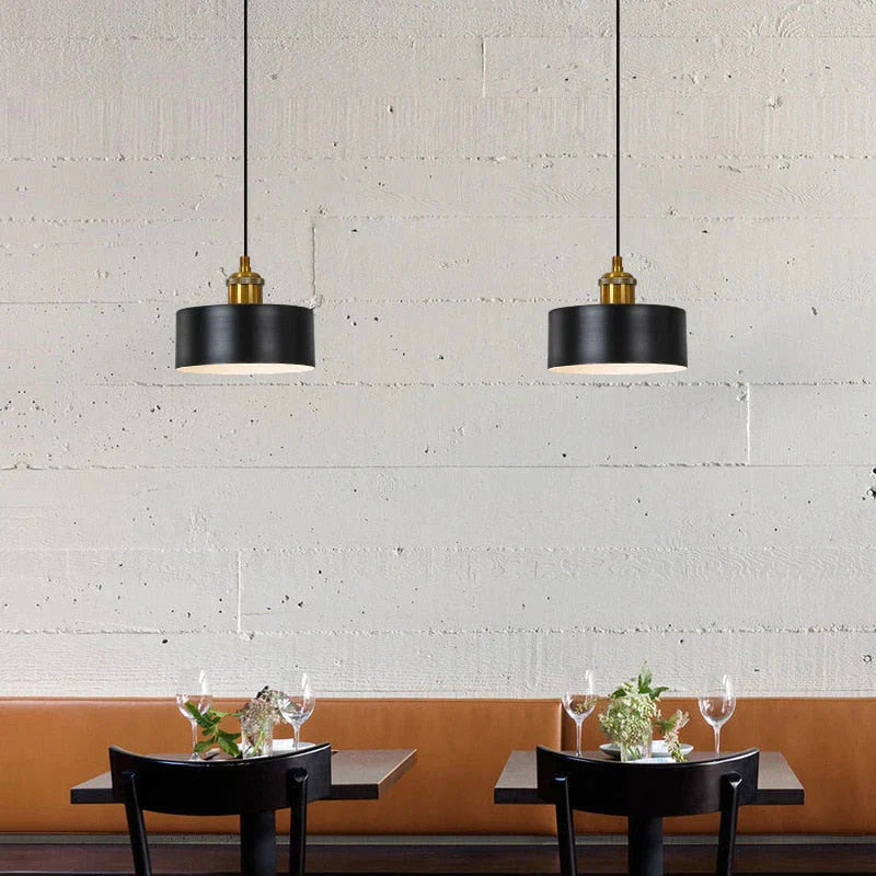 Loft Style Aluminum Pendant Lights Minimalist Modern Hanging E27 Lampshade Decor Restaurant Light