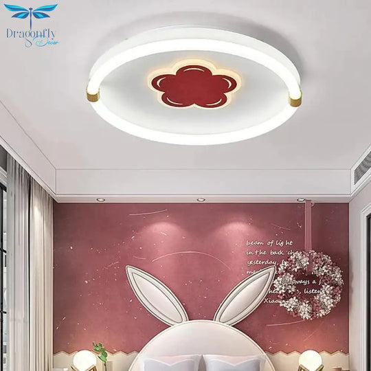 Lovely Creative Flower Room Led Ceiling Lamp