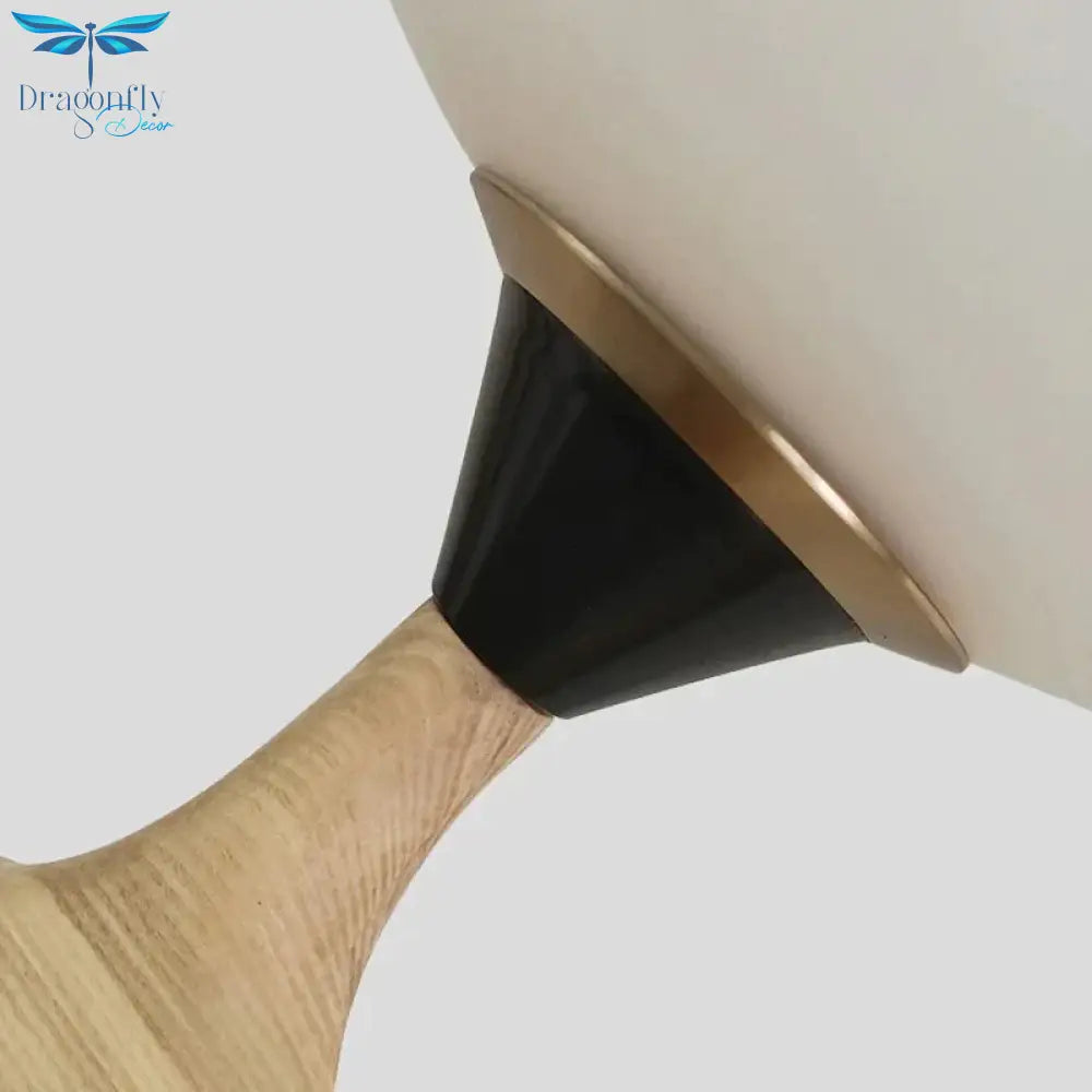 Luna - Modern Wood 3 Head Pendant Lamp Light