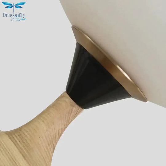 Luna - Modern Wood 3 Head Pendant Lamp Light