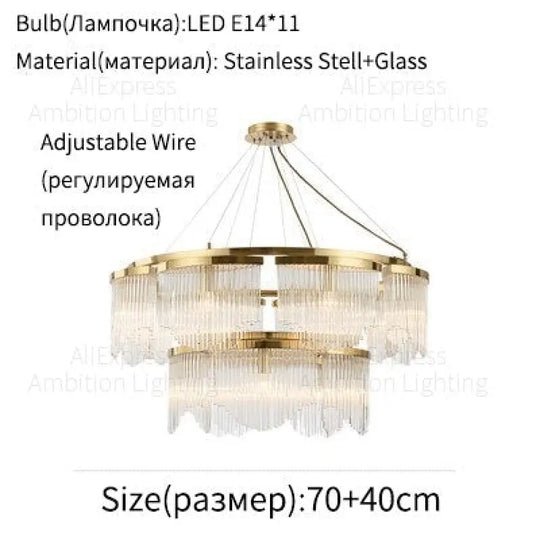 Lustrous Allure: Stainless Steel Crystal Led Chandeliers For Luxurious Spaces 11 Heads Chandelier /