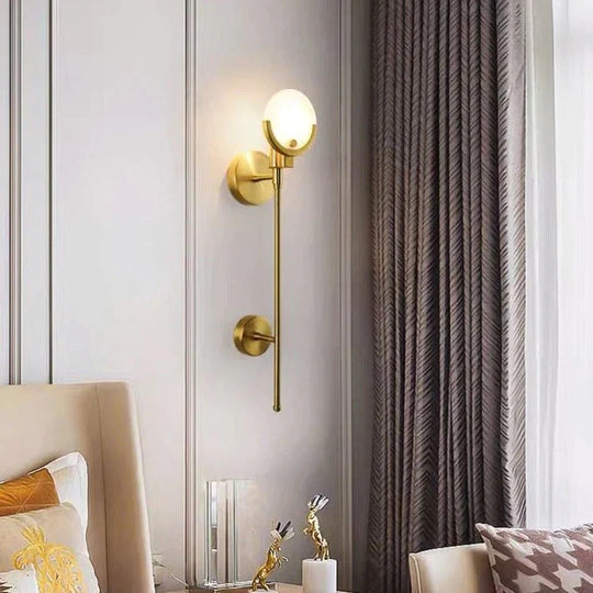 Luxury Bedside Aisle Bedroom All - Copper Wall Lamp Copper Lamps