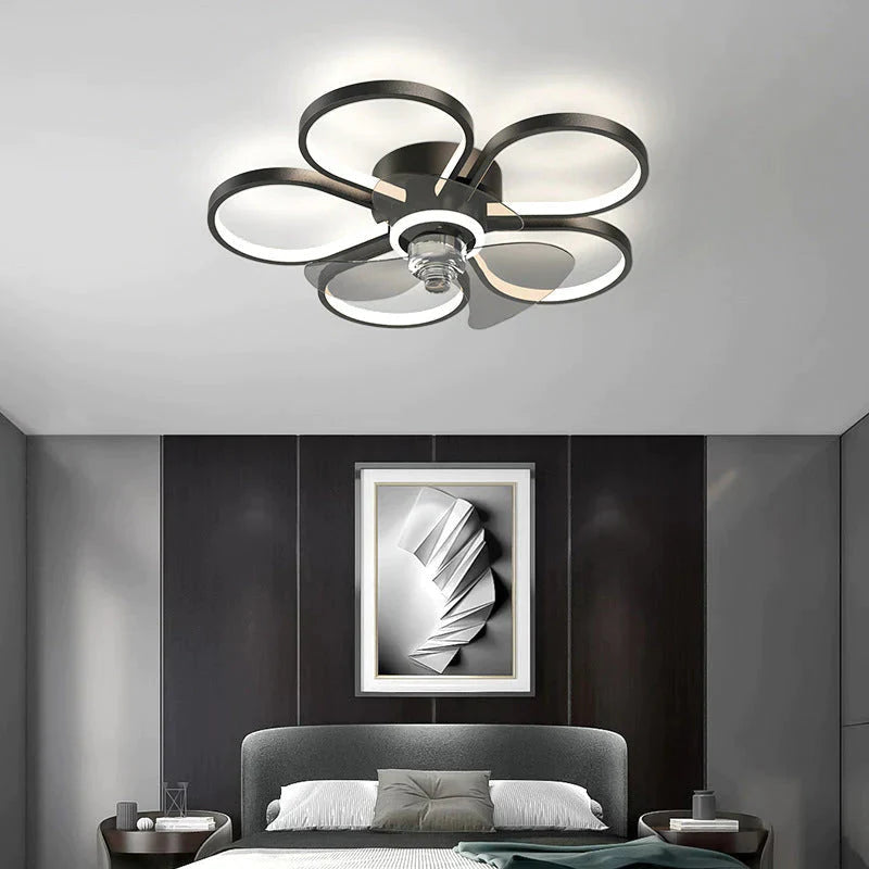 Luxury Ceiling Fan Lamp Bedroom Ultra - Thin Quiet Restaurant With Electric