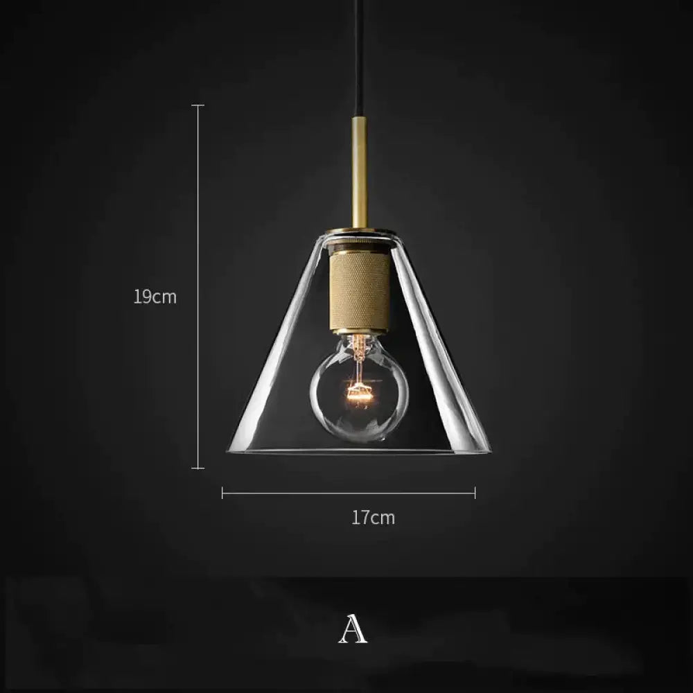 Luxury Nordic Simple Creative Personality Bedroom Bedside Chandelier A / No Light Source Pendant