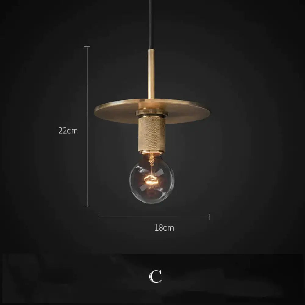 Luxury Nordic Simple Creative Personality Bedroom Bedside Chandelier C / No Light Source Pendant