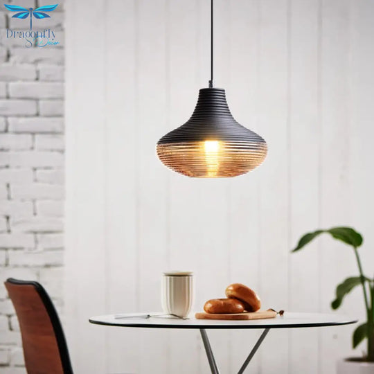 Modern And Simple Creative Coffee Shop Restaurant Bar Bedroom Bedside Glass Pendant Lamps E27