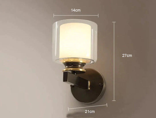 Modern Bedroom Lamp Single Mirror Copper Wall Lamps