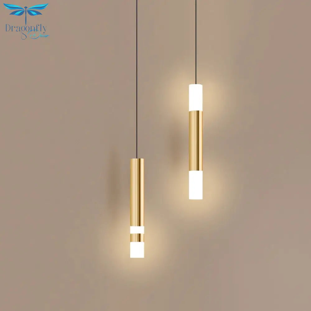 Modern Brass Hanging Pendant Lights For Bedroom Dining Room Kitchen Restaurant Lighting