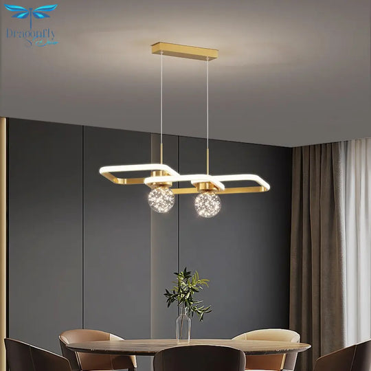 Modern Ceiling Chandeliers Led For Living Room Dining Table Lighting Simplicity Design Circle