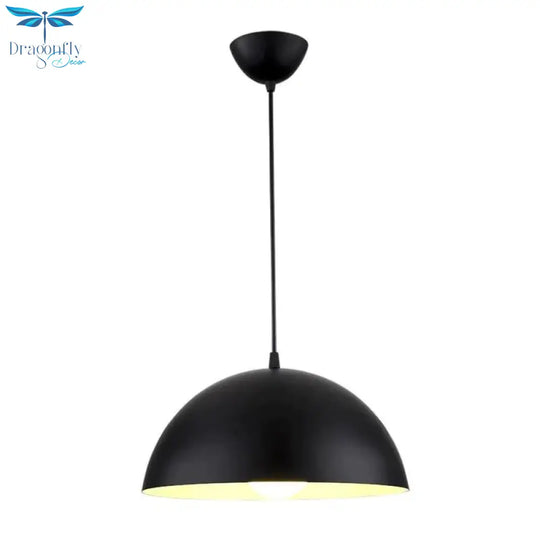 Modern Ceiling Lamps Semicircle Lampshade Aluminum Pendant Lights Restaurant Dining Table Kitchen
