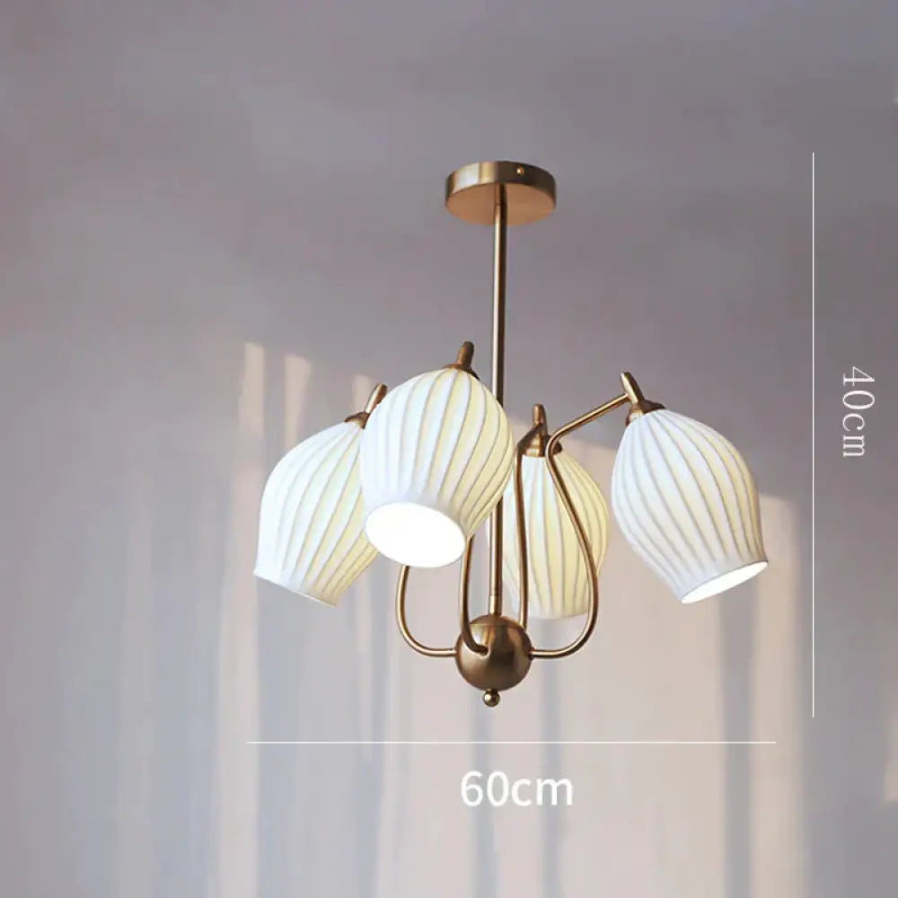 Modern Ceramic Chandelier Living Room Creative Home Stay Restaurant Bedroom Study Simple Lamp