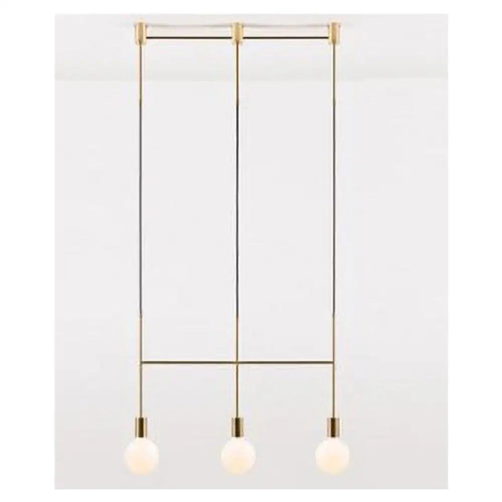 Modern Chandelier Lights Gold Black Long Bar Led Designer Nordic Loft Lustre Industriel Avize Light