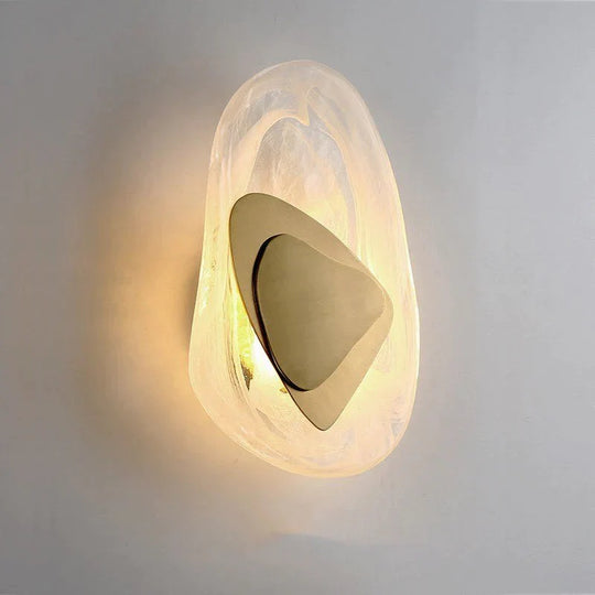 Modern Creative Minimalist Glass Wall Lamp For Study Room Bedroom Bedside Lighting Light