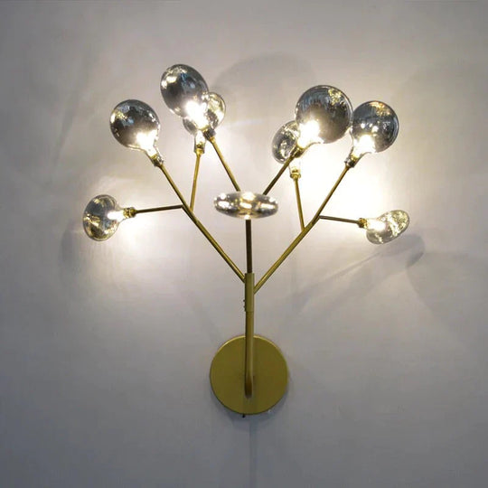 Modern Firefly Tree Branch Led Wall Light For Bedroom Study Room