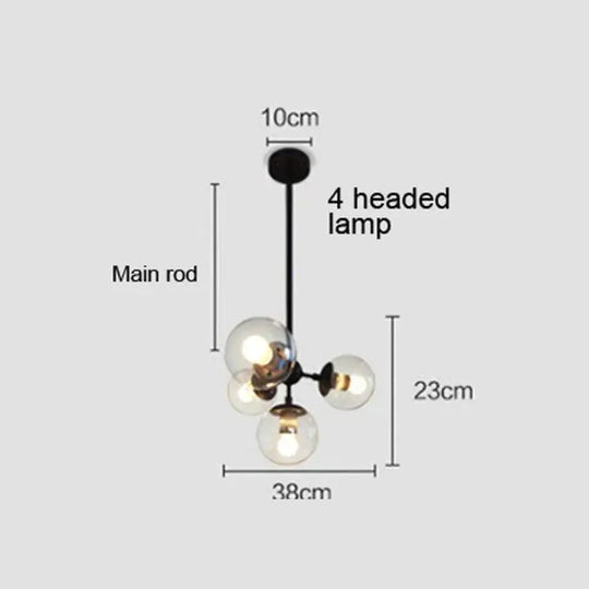 Modern Glass Pendant Light Nordic Dining Room Kitchen Hanglamp Designer Hanging Lamp Avize Lustre