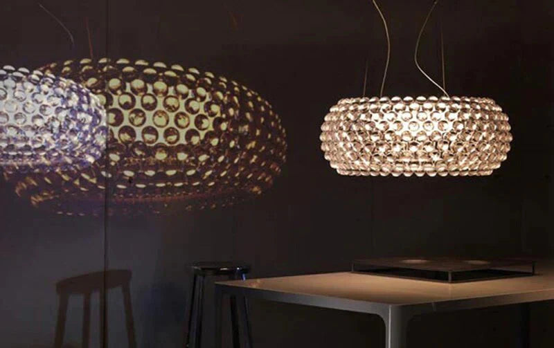 Modern Glass Plated Pendant Lamp Led E27 Light Fixture For Kitchen Lights Living Room Hotel Hall