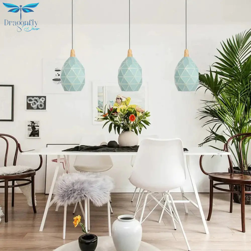 Modern Industrial Art Pendant Light E27 Hanging Lamp Loft Decoration Living Room Study Office