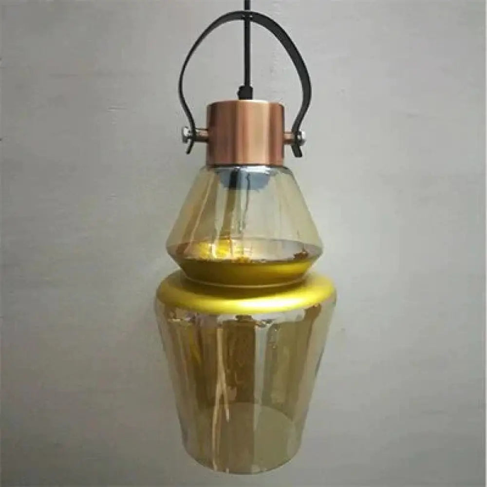 Modern Industrial Personality Glass Pendant Light E27 Led Lamp For Living Room Dining Bedroom